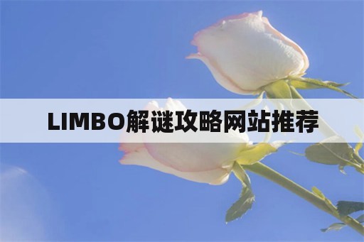 LIMBO解谜攻略网站推荐