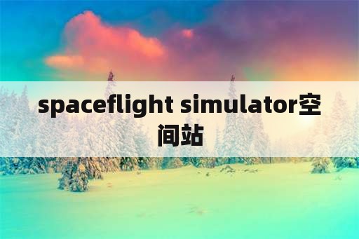 spaceflight simulator空间站